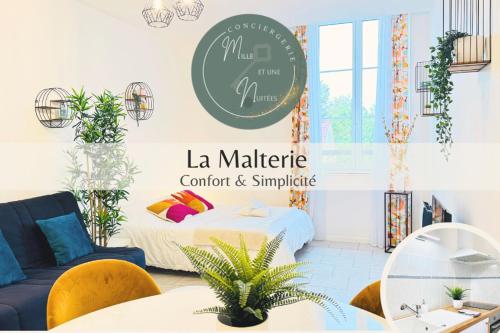La Malterie - Machine à laver & WiFi - Location saisonnière - La Chapelle-Saint-Luc