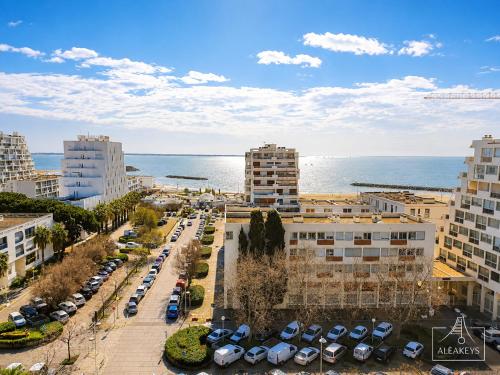 LE MARADIVA - P3 vue imprenable mer-garage - plages
