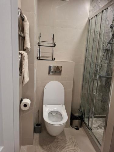 Kupaonica, Levanda apartment in Visaginas
