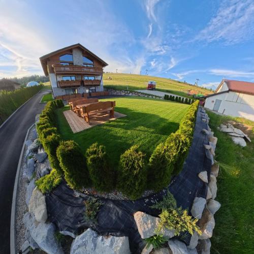 Viesnīcas āriene, Apartmány Dominek (Apartmany Dominek) in Zdiara