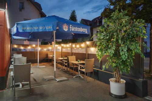 شرفة/ تراس, Hotel Romaus in Villingen-Schwenningen