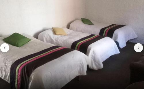 3 twin beds