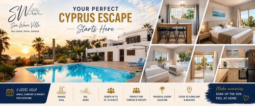 Sun Wave Villa Sea View Retreat, Pegeia
