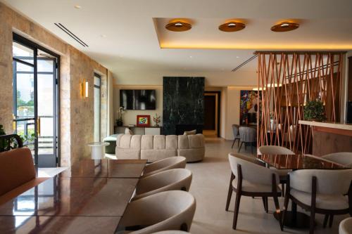 Restaurant, Aetheria Boutique Hotel & Spa in Markópoulo