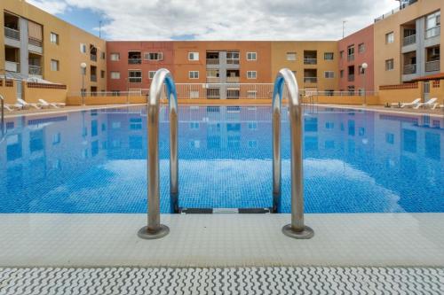Charming Apartment with Pool View in Candelaria, Spain