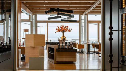 Étterem, Hotel Palafitte in Neuchatel