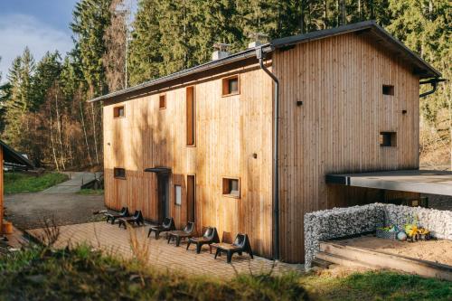 Chalet Zlatý Potok, Orlické hory (Chalet Zlaty Potok, Orlicke hory) in Bystré (Hradec Králové-i kerület)