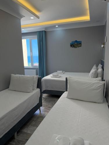 Habitación cuádruple, vistas al mar