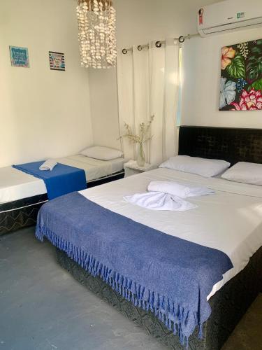 침대, Bed & Breakfast Porto de Galinhas in 포르투 데 가리냐스