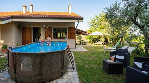 Villa Belvedere, Con Piscina E Giardino Esclusivo, Vista Panoramica, Piccola Palestra, 3 Camere,2 Ba - Marche