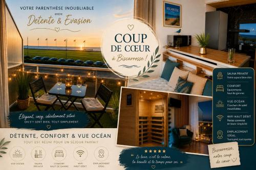 Studio Prestige Vue Océan Sauna Privé Plage à Pied