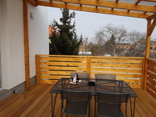 Balcony/terrace, Apartments Anna and Ondra in Prague 11