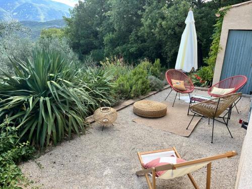 Létesítmények, Mas Proti Maison vue incroyable sur le Ventoux in Plaisians