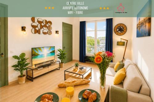 " Studio 5ème Ciel " Vue - Centre Ville - Wifi