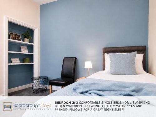 Beautiful Victorian Townhouse Great location close to THE BEACH and Peasholm Park with FREE PARKING SLEEPS 9 - image 11