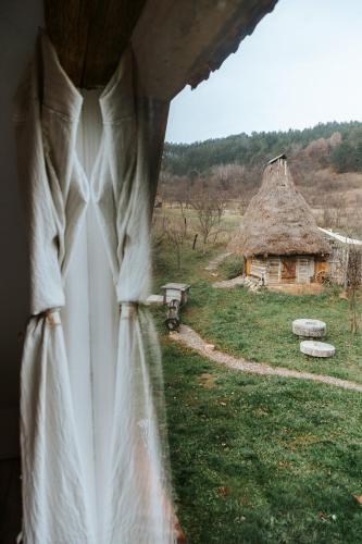 Old wooden barn, Cătunu' lui Victor (Old wooden barn, Catunu' lui Victor) in Tinăud