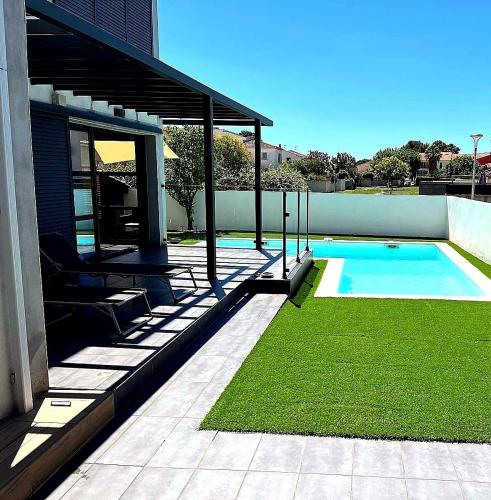 Villa with pool for 8 people, near beaches & Montpellier - Location, gîte - Lattes