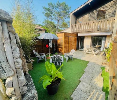 Villa Patio 250m de l'océan