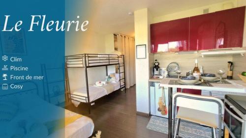 Studio rénové - Clim - Piscine - Plage et commerces