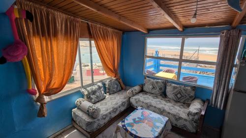 house with double sea and lake view in Moulay Bousselham