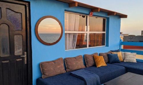 house with double sea and lake view in Moulay Bousselham