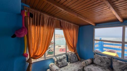 house with double sea and lake view in Moulay Bousselham