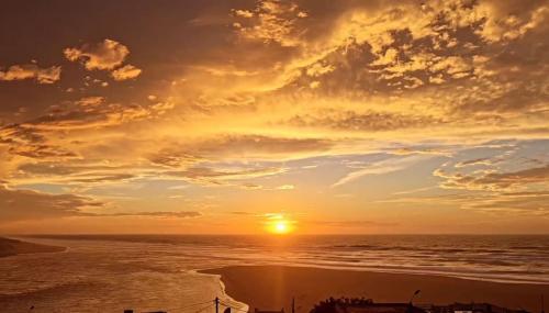 house with double sea and lake view in Moulay Bousselham