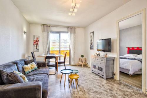 cabourg, 1 chambre, 2 voyageur, balcon et stationnement