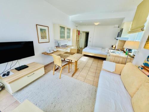 Strandblick in Warnemünde, Deutschland