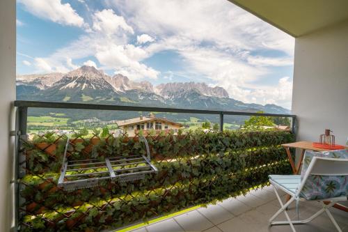 Terraza/balcón, Appartement Landzeit Top 82 in Ellmau