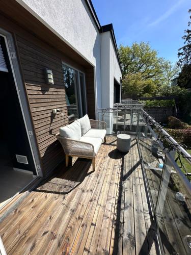 Erkély/terasz, Moderne enebolig, sentralt in Ullern