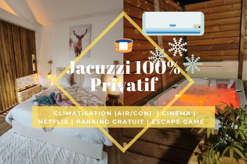 Le Chalet Champenois - Jacuzzi - Terrasse - Calme - Ciné Netflix, Troyes