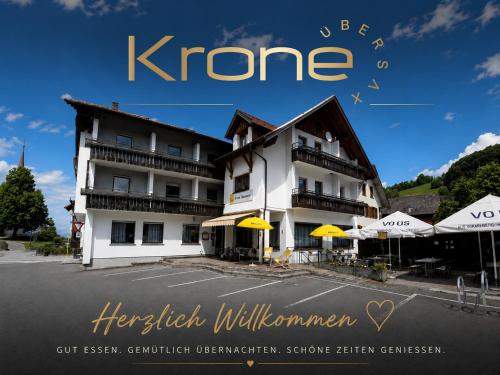 A szálláshely kívülről, Gasthaus Krone in Übersaxen