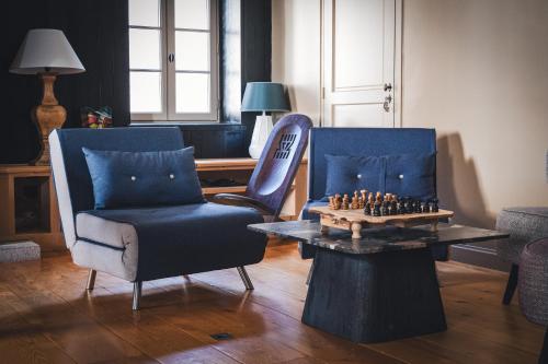 Koplietošanas atpūtas telpa ar TV, Maison Vitis in Fuisse