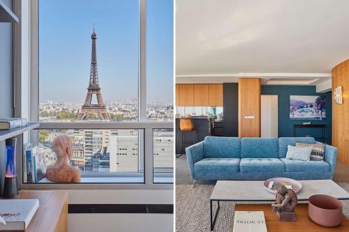 Exceptional view Eiffel Tower