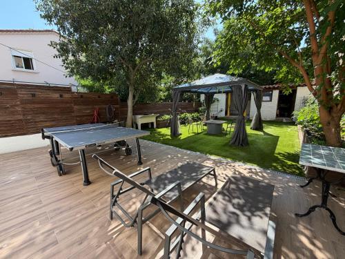 Jolie masion climatisé à Argelès-sur-Mer avec charmant jardin
