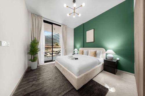 StayShort - Stylish 2 Bed Apartment in Silicon Oasis for 6 with Balcony in Dubai Silicon Oasis