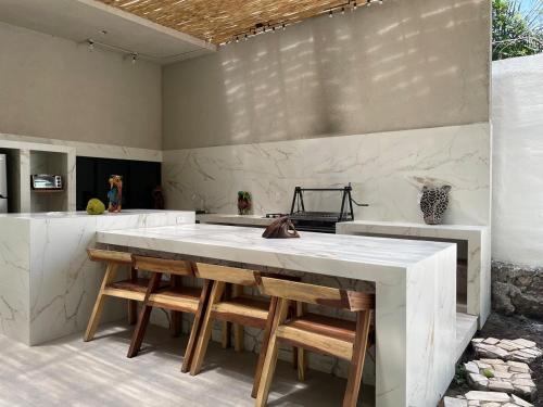 Casa Maya Fuego, Alberca y Cenote, Las Estacas, Morelos in La Joya (Baja California)