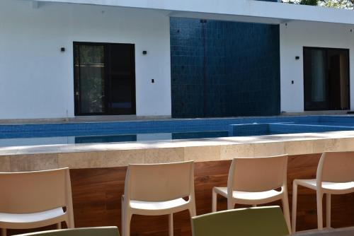 Casa Maya Fuego, Alberca y Cenote, Las Estacas, Morelos in La Joya (Baja California)