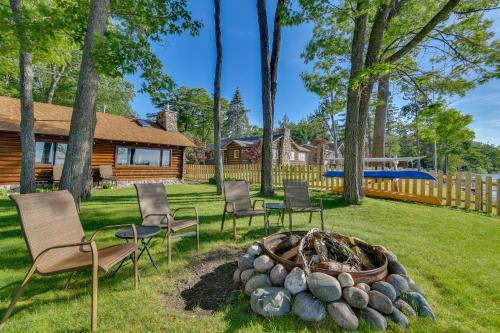 On All-Sports Lake! Lewiston Cabin w/ Boat Dock in Lewiston (MI)