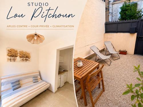 Studio climatisé avec extérieur, proche du centre