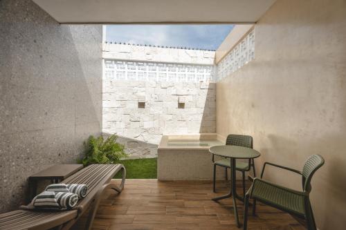 Erkély/terasz, Suite Deluxe con piscina privada en Valladolid - Penca Leonor 11 in Sta Lucia