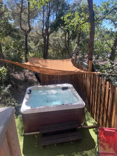 Chalet Cannelle Spa camping Buffalo Hacienda