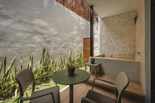 Erkély/terasz, Suites con piscina privada - Penca Suites Valladolid in Sta Lucia