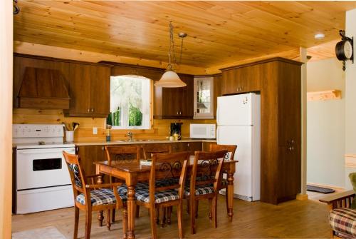 virtuve, Natur'Eau Chalets & Spa in Saint-Damien (QC)