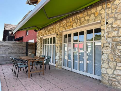 Balkons/terase, Ferienhaus zur Fleckenmauer in Florsheim-Dalsheim