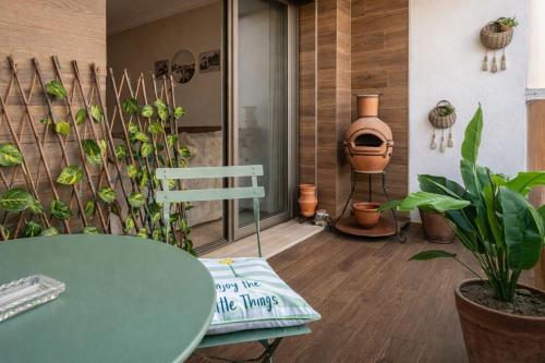 balcon/terasă, Family Beach Apartment with 2 Terraces, PS4, WiFi in Mohammedia