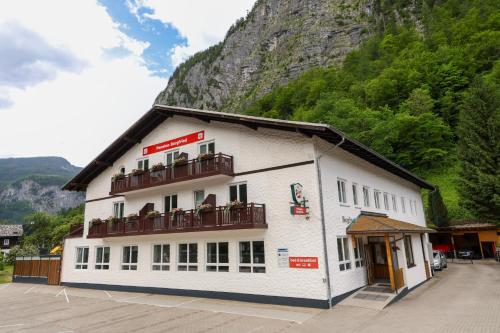A szálláshely kívülről, Gasthof Bergfried in Hallstatt