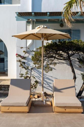 Swimming pool, Oliaros Seaside Lodge in Antiparos