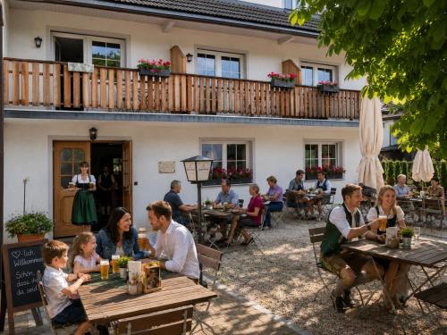 Restorāns, Bierhotel Ranklleiten Almtal in Etzelsdorf